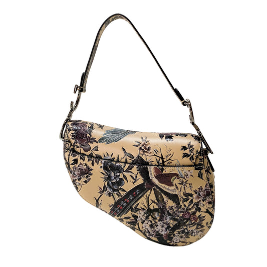 Saddle Tropicalia Calfskin Leather Bag