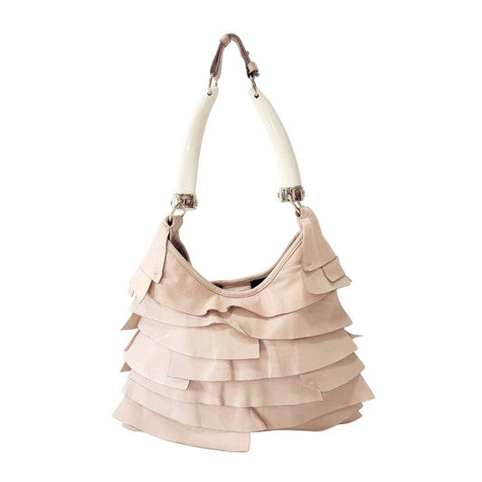 Mombasa Saint-Tropez Beige Leather Hand Bag