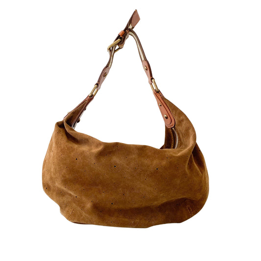 Onatah GM Brown Monogram Suede Bag
