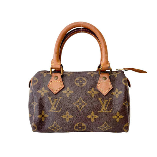 Monogram Nano Speedy with Strap Bag