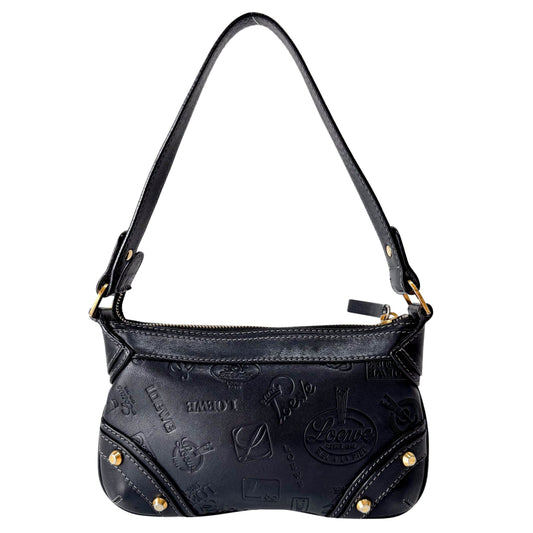 160th Anniversary Leather Black Shoulder Bag