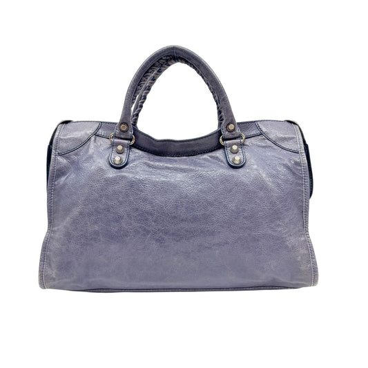 Giant 12 City Dusty Blue Leather Two Way Bag