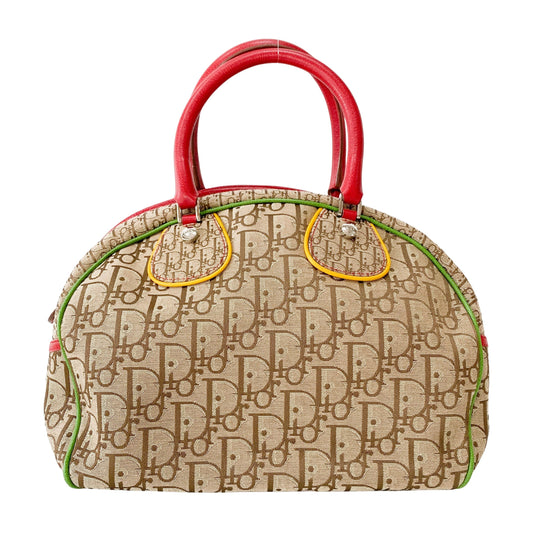 Rasta Trotter Brown Canvas Handbag