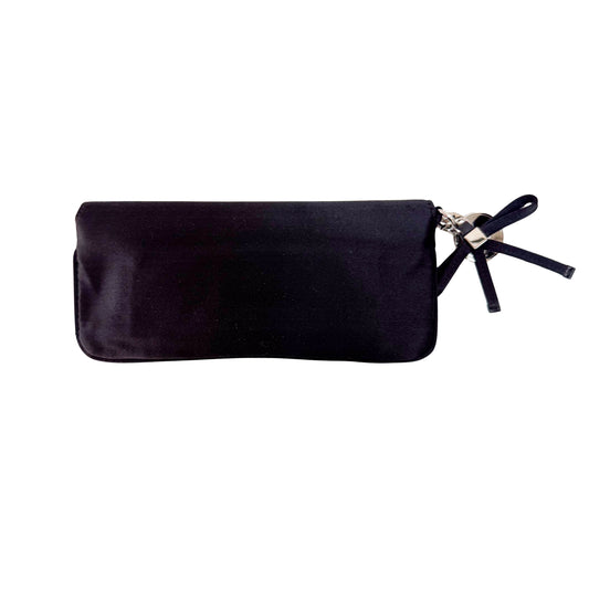 Rhinestone Satin Clutch