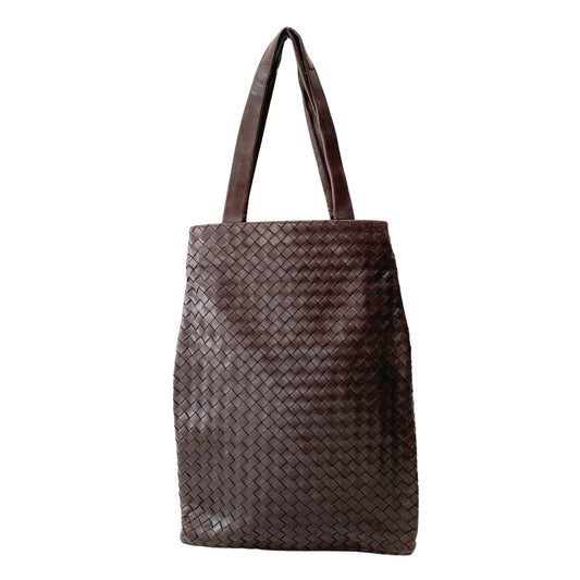 Intrecciato Brown Leather Bag