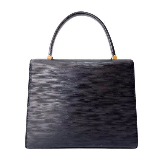 Epi Leather Black Formal Bag
