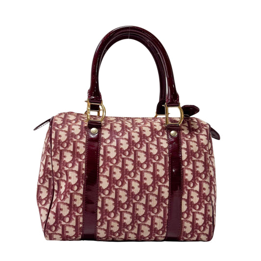 Trotter Red Canvas Handbag