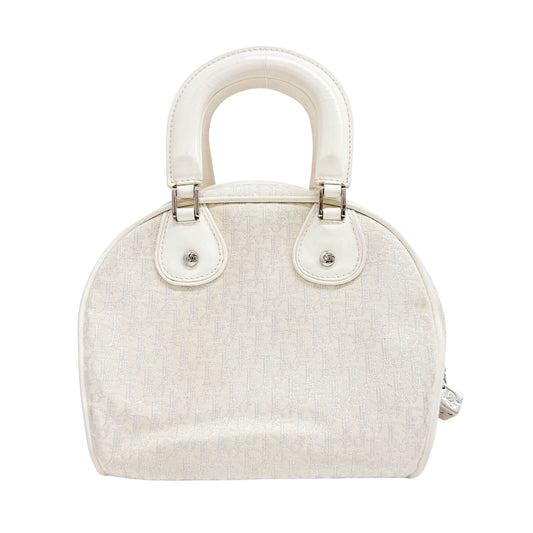 Gambler Dice Off-White Trotter Canvas Hand Bag