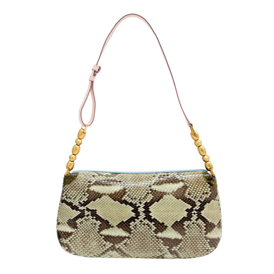 Malice Pearl Blue Pony Hair Shoulder Bag