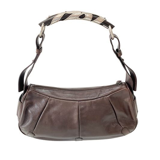 Mombasa Brown Leather Shoulder Bag
