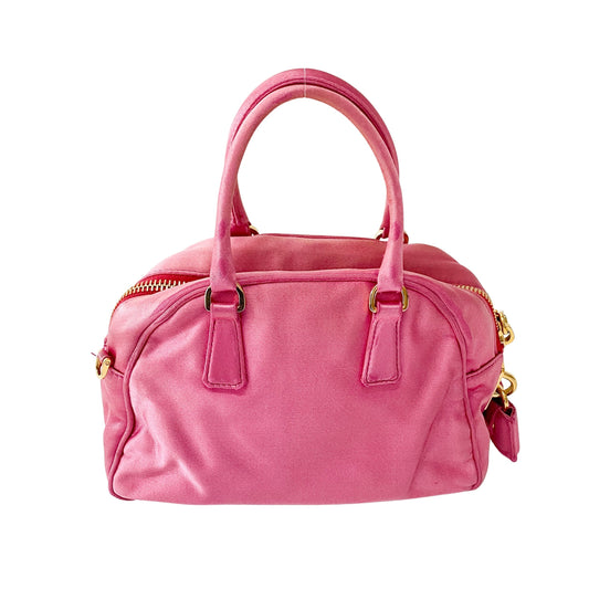 Pink Satin Bag
