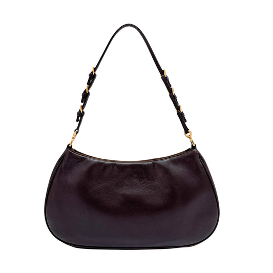 Brown Leather Shoulder Bag
