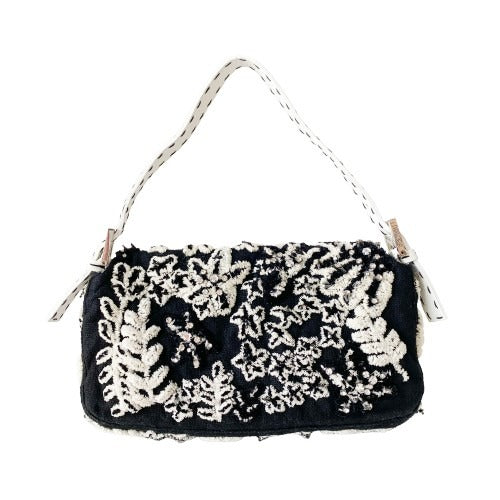 Floral Selleria Beaded Baguette