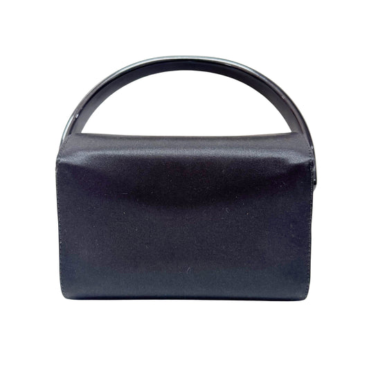 Black Satin Handbag
