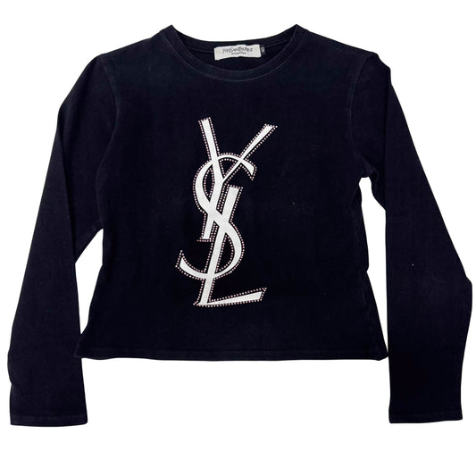 YSL Size 40 Long Sleeve T-Shirt