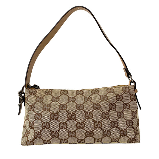 Brown GG Canvas Pochette Bag