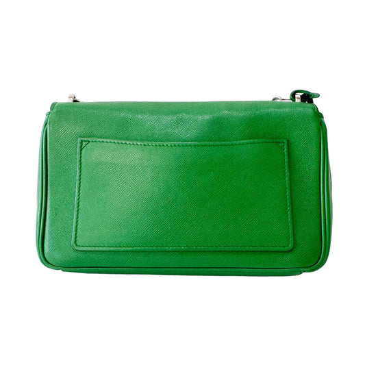 Green Leather Shoulder Bag