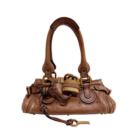 Paddington Small Brown Leather Shoulder Bag