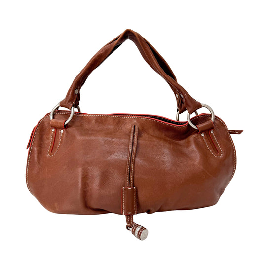 Brown Leather Shoulder Bag
