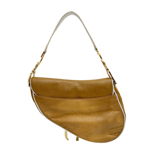 Saddle Tan Leather Shoulder Bag
