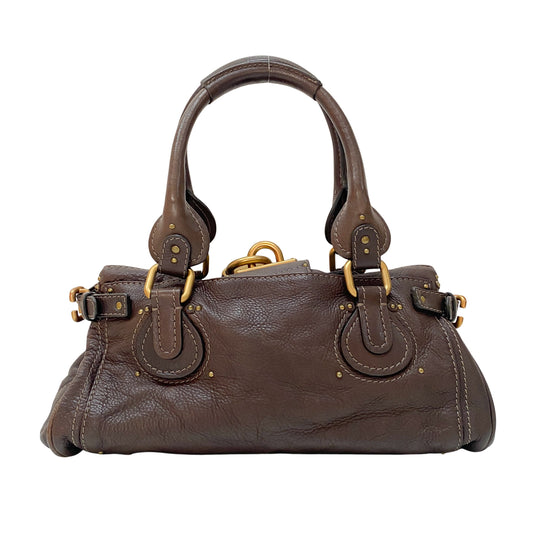 Paddington Brown Leather Shoulder Bag
