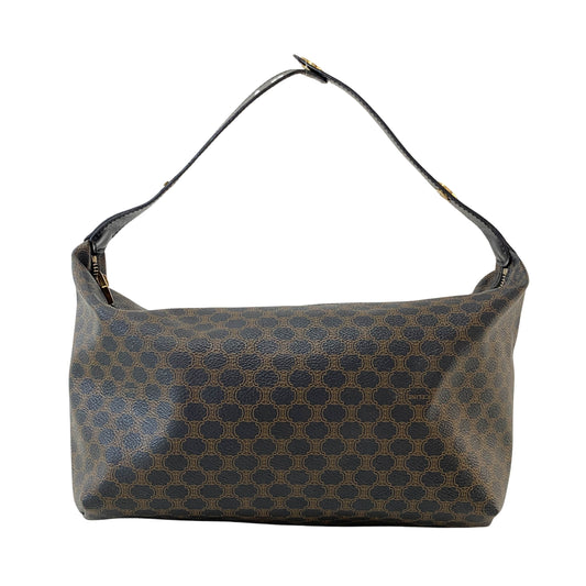 Black Macadam Triomphe Shoulder Pouch Bag