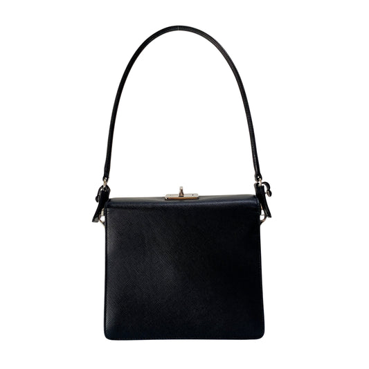 Saffiano Leather Illustration Bag