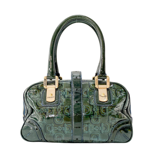 Green Leather Vintage Handbag