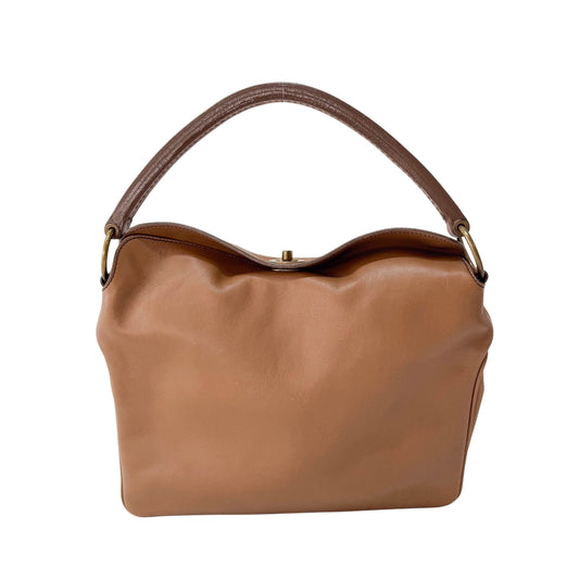 Archive Brown Leather Shoulder Bag