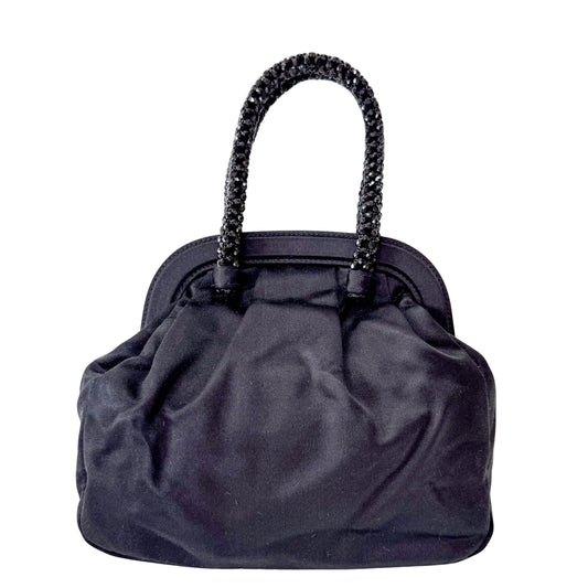 Evening Bear Bijoux Satin Handbag