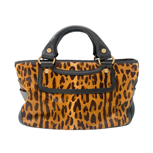 Leopard Print Pony Hair Bag