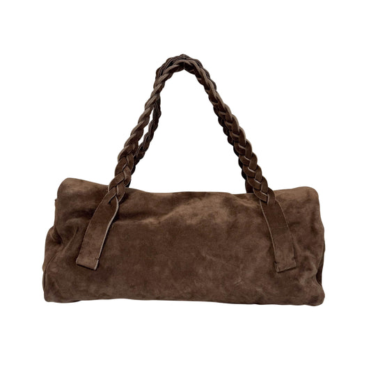 Archive Brown Suede Shoulder Bag