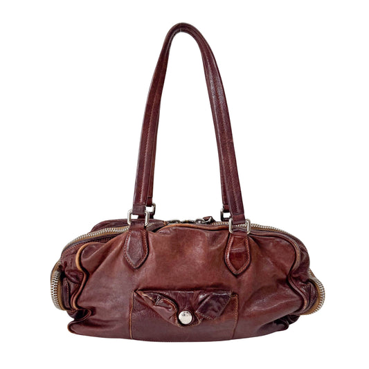 Brown Leather Shoulder Bag