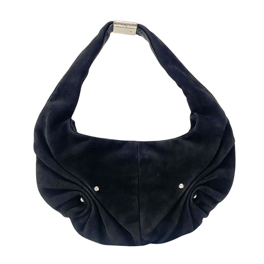 Rive Gauche Black Suede Bag