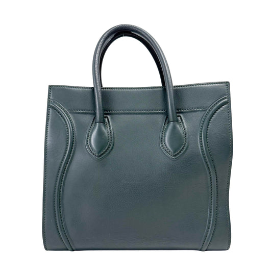 Luggage Micro Green Leather Handbag