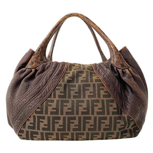 Spy Brown Leather Shoulder Bag