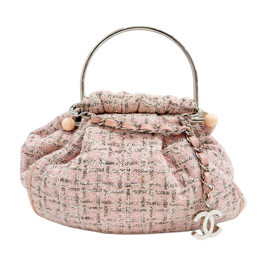 Boucle 2005-2006 Pink Tweed Knitting Bag
