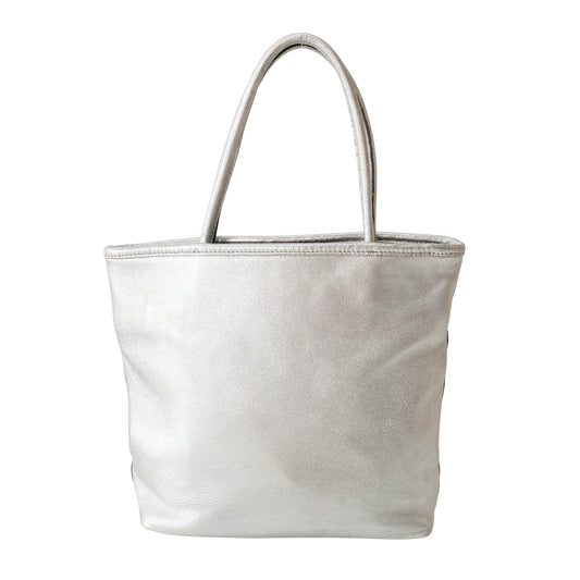 Silver LED Light-Up Shoulder Bag