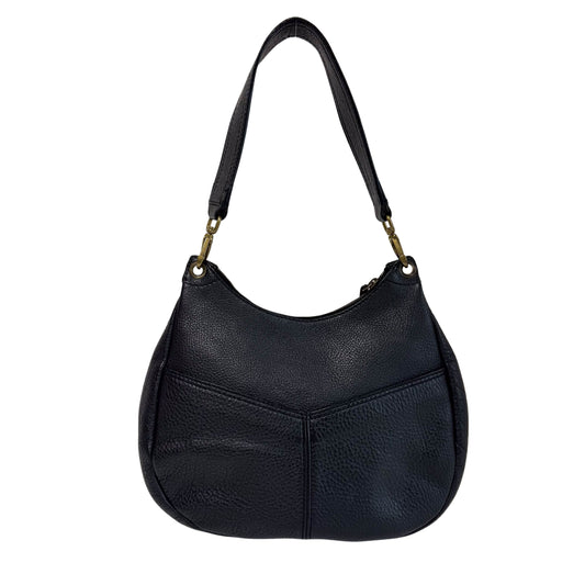 Archive Black Leather Hobo Shoulder Bag