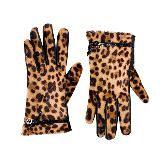 Leopard Print Gloves