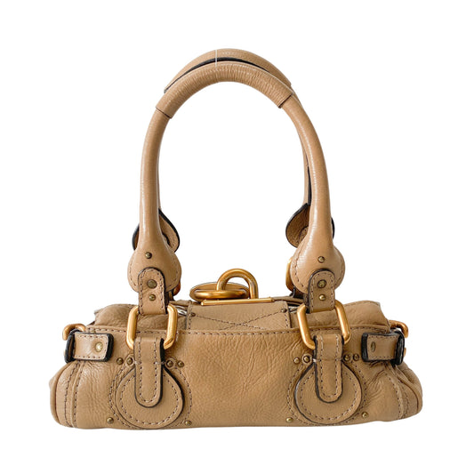 Paddington Mini Beige Shoulder Bag