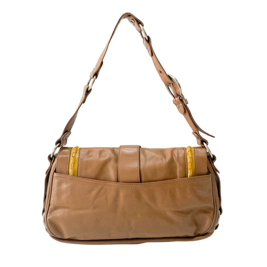Gaucho Brown Leather Shoulder Bag