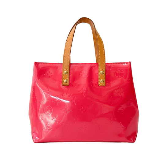 Monogram Vernis Pink Reade PM handbag