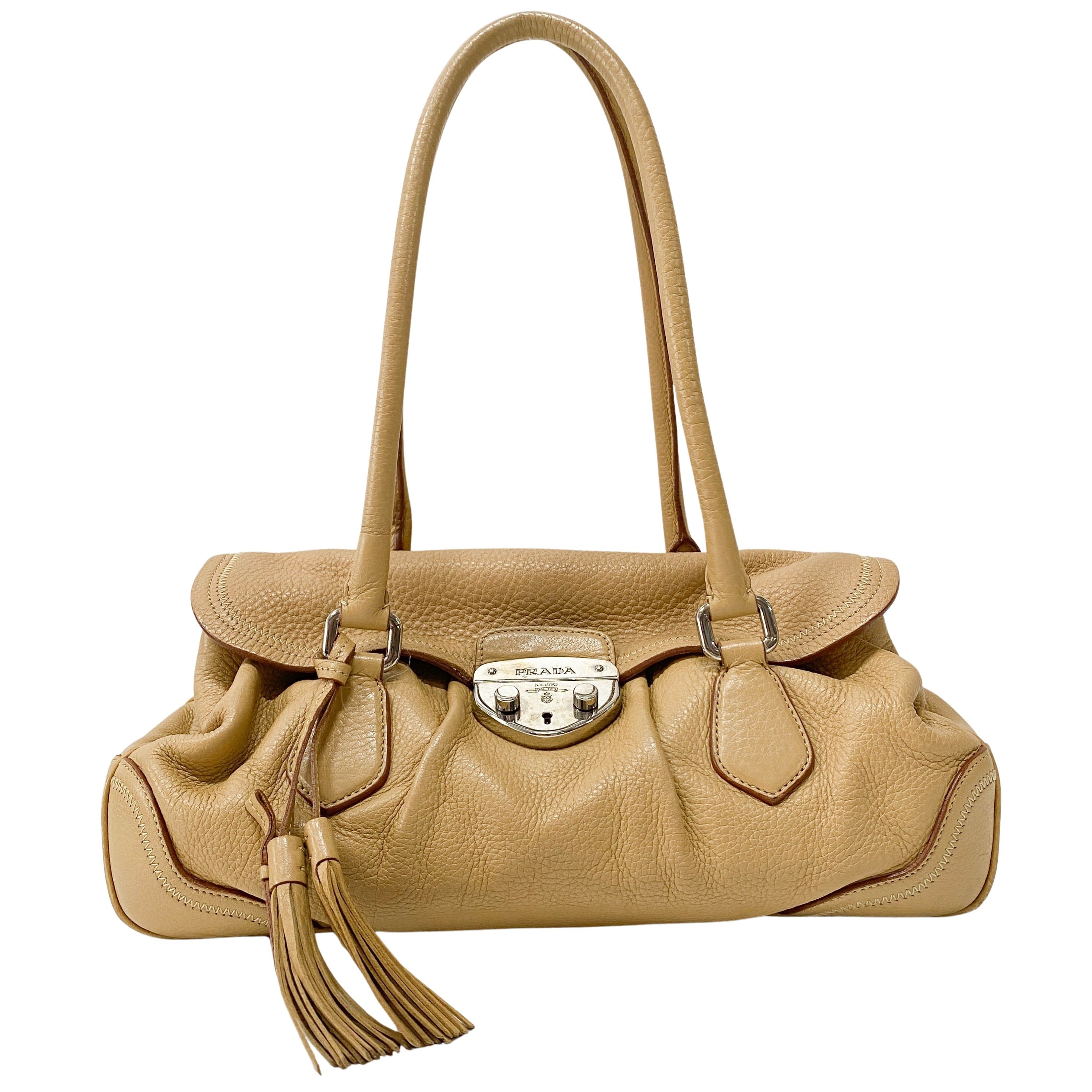バッグ archive PRADA brown leather shoulder bag s-l500.jpg