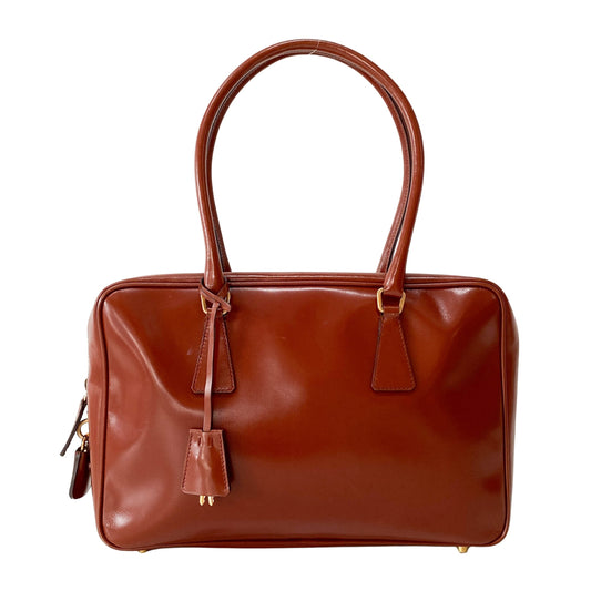 Brown Leather Shoulder Bag