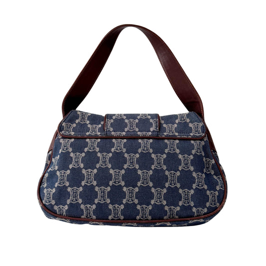 Macadam Blue Denim Shoulder Bag