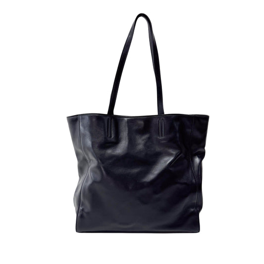 Archive Black Leather Shoulder Bag