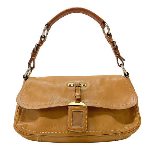 Brown Leather Shoulder Bag