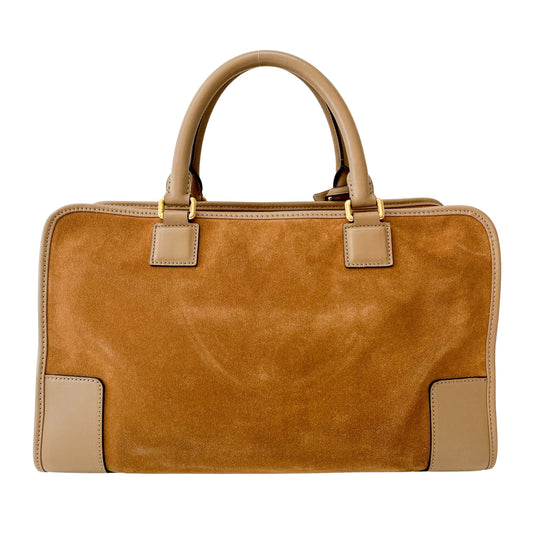 Amazona 36 Brown Suede & Leather Bag