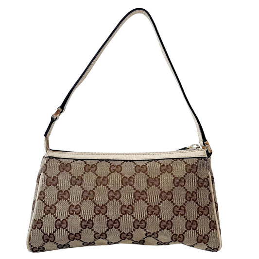 Mini Neutral GG Canvas Shoulder Bag